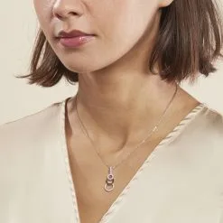 Histoire D'Or Collier Liyana Argent Blanc Oxyde De Zirconium -Boucles d'oreilles Bracelet Soldes FACFBZD101 model0