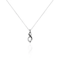 Histoire D'Or Collier Claudia Argent Blanc Oxyde De Zirconium