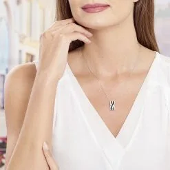 Histoire D'Or Collier Krista Argent Blanc Oxyde De Zirconium -Boucles d'oreilles Bracelet Soldes FACFBZD134 model0