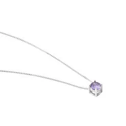 Histoire D'Or Collier Dwight Argent Blanc Oxyde De Zirconium Violet 7 Histoire D'Or Collier Dwight Argent Blanc Oxyde De Zirconium Violet -Boucles d'oreilles Bracelet Soldes FACFBZI031 view1