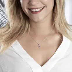 Histoire D'Or Collier Aladin Argent Blanc Oxyde De Zirconium -Boucles d'oreilles Bracelet Soldes FACFBZS036 model1