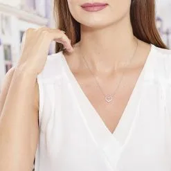 Histoire D'Or Collier Nermin Argent Blanc Oxyde De Zirconium -Boucles d'oreilles Bracelet Soldes FACFBZW021 model0