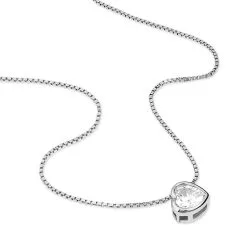 Histoire D'Or Collier Cherice Argent Blanc Oxyde De Zirconium -Boucles d'oreilles Bracelet Soldes FACFBZW08Z view1