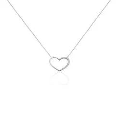 Histoire D'Or Collier Oflaz Argent Blanc Oxyde De Zirconium