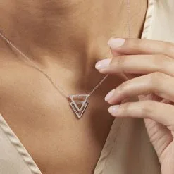 Histoire D'Or Collier Glorya Argent Blanc Oxyde De Zirconium -Boucles d'oreilles Bracelet Soldes FACFBZW0RS model1