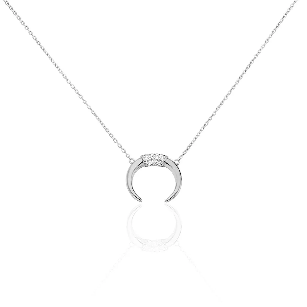 Histoire D'Or Collier Corneliana Argent Blanc Oxyde De Zirconium 3 Histoire D'Or Collier Corneliana Argent Blanc Oxyde De Zirconium