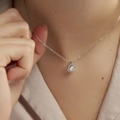 Histoire D'Or Collier Pilar Argent Blanc Oxyde De Zirconium -Boucles d'oreilles Bracelet Soldes FACFBZW14T model1