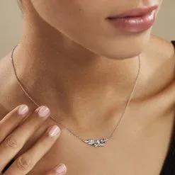 Histoire D'Or Collier Cesarine Argent Blanc Oxyde De Zirconium -Boucles d'oreilles Bracelet Soldes FACFBZW17P model1