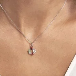 Histoire D'Or Collier Eliniane Argent Blanc Oxyde De Zirconium -Boucles d'oreilles Bracelet Soldes FACFBZW1GD model1