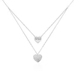 Histoire D'Or Collier Amarita Argent Blanc Oxyde De Zirconium