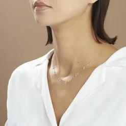 Histoire D'Or Collier Fares Argent Blanc Oxyde De Zirconium 8 Histoire D'Or Collier Fares Argent Blanc Oxyde De Zirconium -Boucles d'oreilles Bracelet Soldes FACFBZW1KK model0