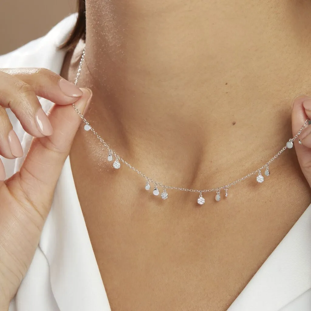 Histoire D'Or Collier Fares Argent Blanc Oxyde De Zirconium 6 Histoire D'Or Collier Fares Argent Blanc Oxyde De Zirconium – Image 4