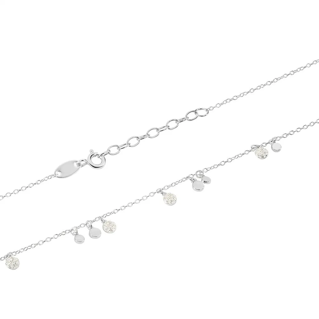 Histoire D'Or Collier Fares Argent Blanc Oxyde De Zirconium 4 Histoire D'Or Collier Fares Argent Blanc Oxyde De Zirconium – Image 2