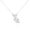 Histoire D'Or Collier Sautoir Junien Argent Blanc Oxyde De Zirconium