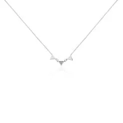 Histoire D'Or Collier Bartoumieu Argent Blanc Oxyde De Zirconium