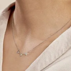 Histoire D'Or Collier Bartoumieu Argent Blanc Oxyde De Zirconium -Boucles d'oreilles Bracelet Soldes FACFBZW1NO model1