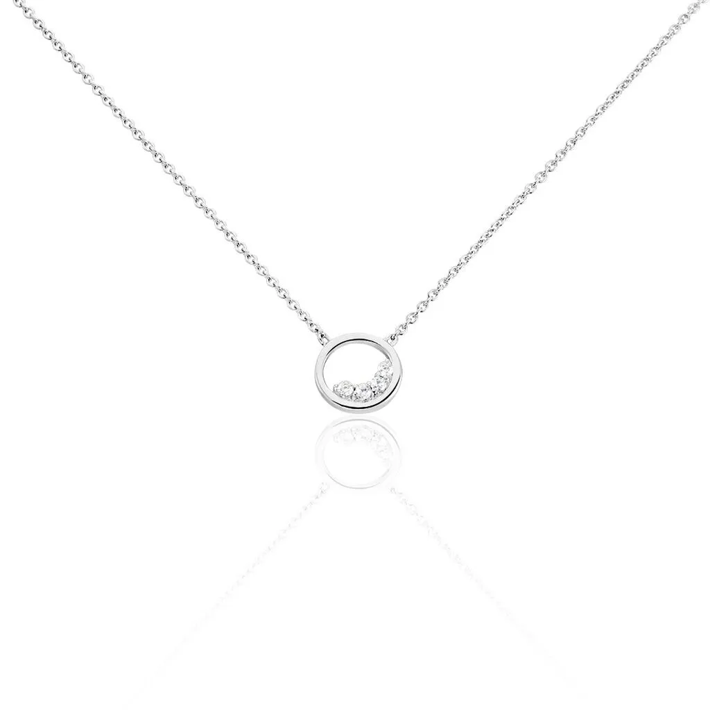Histoire D'Or Collier Argent Vivence Oxydes De Zirconium 3 Histoire D'Or Collier Argent Vivence Oxydes De Zirconium