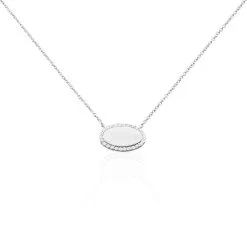 Histoire D'Or Collier Argent Blanc Ankur Oxydes De Zirconium