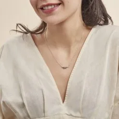 Histoire D'Or Collier Oya Argent Blanc Oxyde De Zirconium -Boucles d'oreilles Bracelet Soldes FACFBZW911 model1