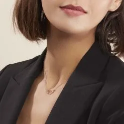 Histoire D'Or Collier Kim Argent Rose -Boucles d'oreilles Bracelet Soldes FACFRW00WE model0