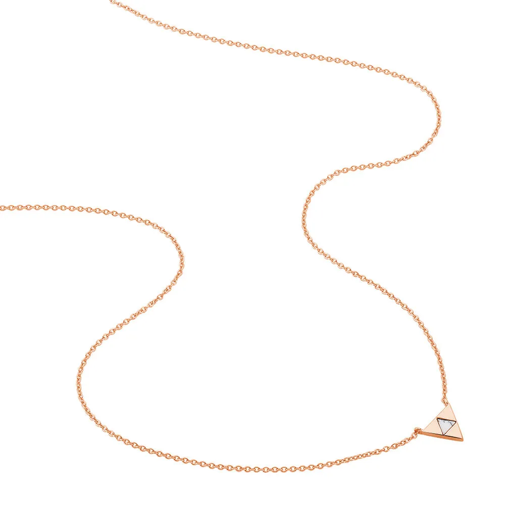 Histoire D'Or Collier Tallulah Argent Rose Pierre De Synthese 4 Histoire D'Or Collier Tallulah Argent Rose Pierre De Synthese – Image 2