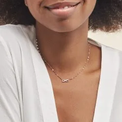 Histoire D'Or Collier Argent Rose Wendel Oxydes De Zirconium 8 Histoire D'Or Collier Argent Rose Wendel Oxydes De Zirconium -Boucles d'oreilles Bracelet Soldes FACFRZW1T9 model0