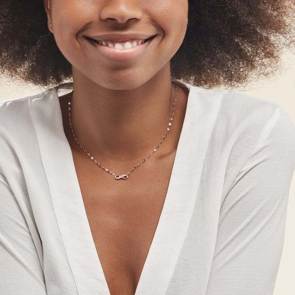 Histoire D'Or Collier Argent Rose Wendel Oxydes De Zirconium 6 Histoire D'Or Collier Argent Rose Wendel Oxydes De Zirconium – Image 4