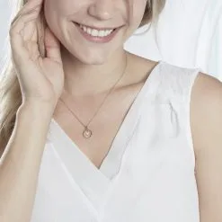 Histoire D'Or Collier Xaverie Argent Rose Oxyde -Boucles d'oreilles Bracelet Soldes FACFRZW365 model1