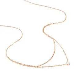 Histoire D'Or Collier Ruth Argent Rose Oxyde De Zirconium -Boucles d'oreilles Bracelet Soldes FACFRZW671 view1