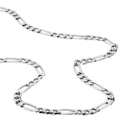 Histoire D'Or Chaîne Vivian Maille Alternee 1/3 Argent Blanc -Boucles d'oreilles Bracelet Soldes FACHBW0310 view2