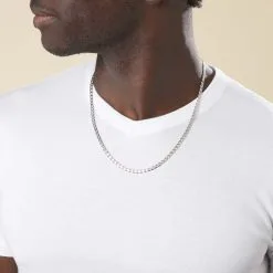 Histoire D'Or Chaîne Piato Marine Argent Blanc 7 Histoire D'Or Chaîne Piato Marine Argent Blanc -Boucles d'oreilles Bracelet Soldes FACHBW0354 model0