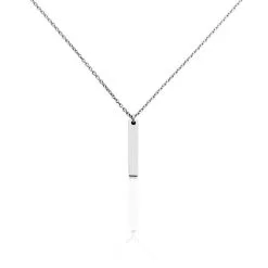 Histoire D'Or Collier Argent Blanc Fedor
