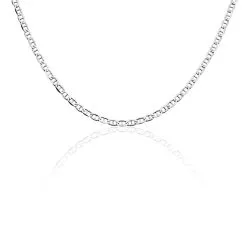 Histoire D'Or Chaine Piato Argent Blanc