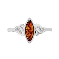 Histoire D'Or Bague Sloanne Argent Blanc Ambre -Boucles d'oreilles Bracelet Soldes FADFBIY165 view1