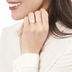 Histoire D'Or Bague Olivia Argent Blanc Perle De Culture Et Oxyde De Zirconium -Boucles d'oreilles Bracelet Soldes FADFBU2109 model0