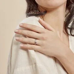 Histoire D'Or Bague Sidgy Argent Blanc -Boucles d'oreilles Bracelet Soldes FADFBW0319 model1