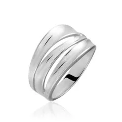 Histoire D'Or Bague Edwyna Argent Blanc