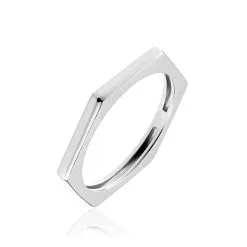 Histoire D'Or Bague Heluna Argent Blanc