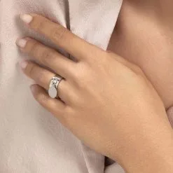 Histoire D'Or Bague Cecil Argent Blanc -Boucles d'oreilles Bracelet Soldes FADFBW0905 model1