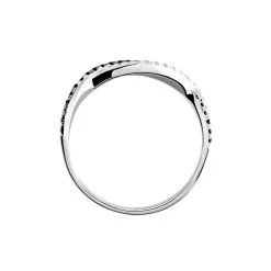 Histoire D'Or Bague Prudentia Argent Blanc Oxyde De Zirconium -Boucles d'oreilles Bracelet Soldes FADFBZD255 view2