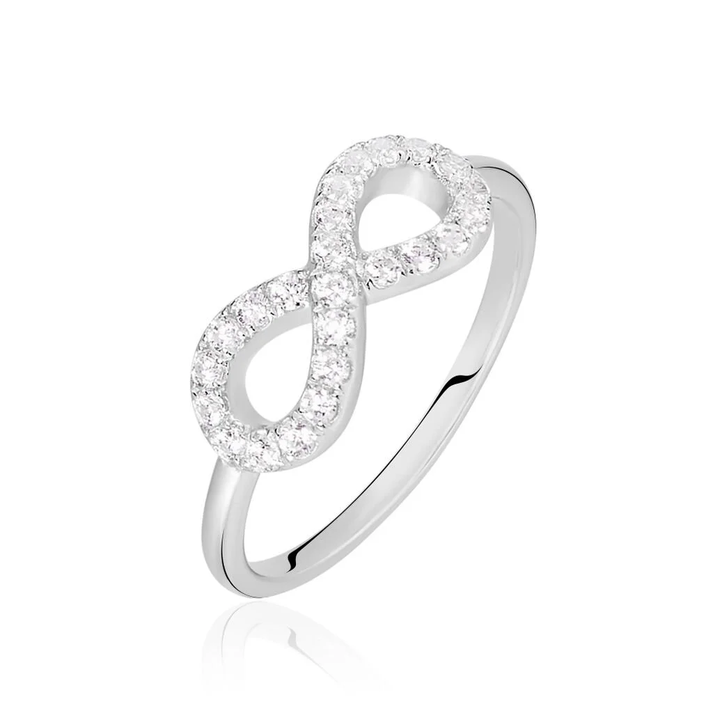 Histoire D'Or Bague Davila Argent Blanc Oxyde De Zirconium 3 Histoire D'Or Bague Davila Argent Blanc Oxyde De Zirconium