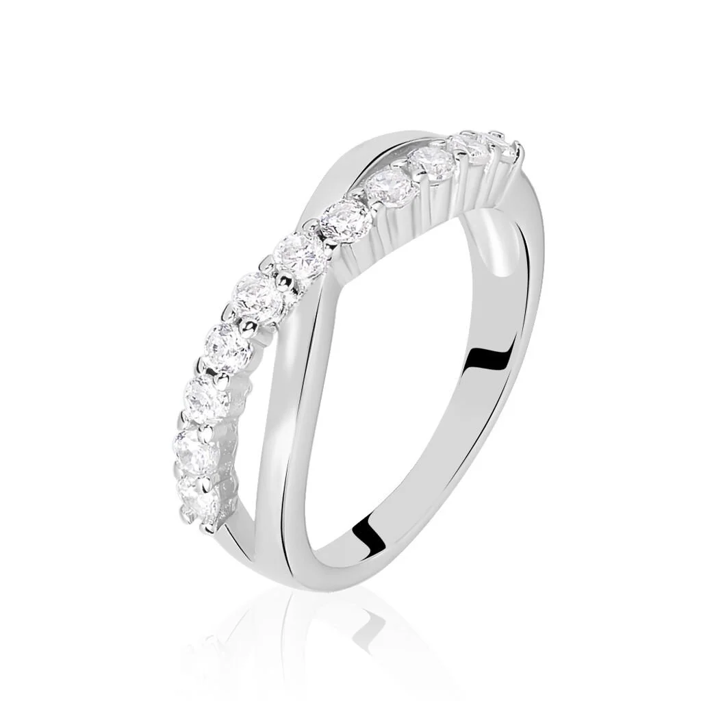 Histoire D'Or Bague Elorie Argent Oxyde De Zirconium 3 Histoire D'Or Bague Elorie Argent Oxyde De Zirconium