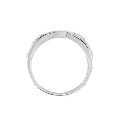 Histoire D'Or Bague Nauri Argent Blanc Oxyde De Zirconium -Boucles d'oreilles Bracelet Soldes FADFBZW12B view2