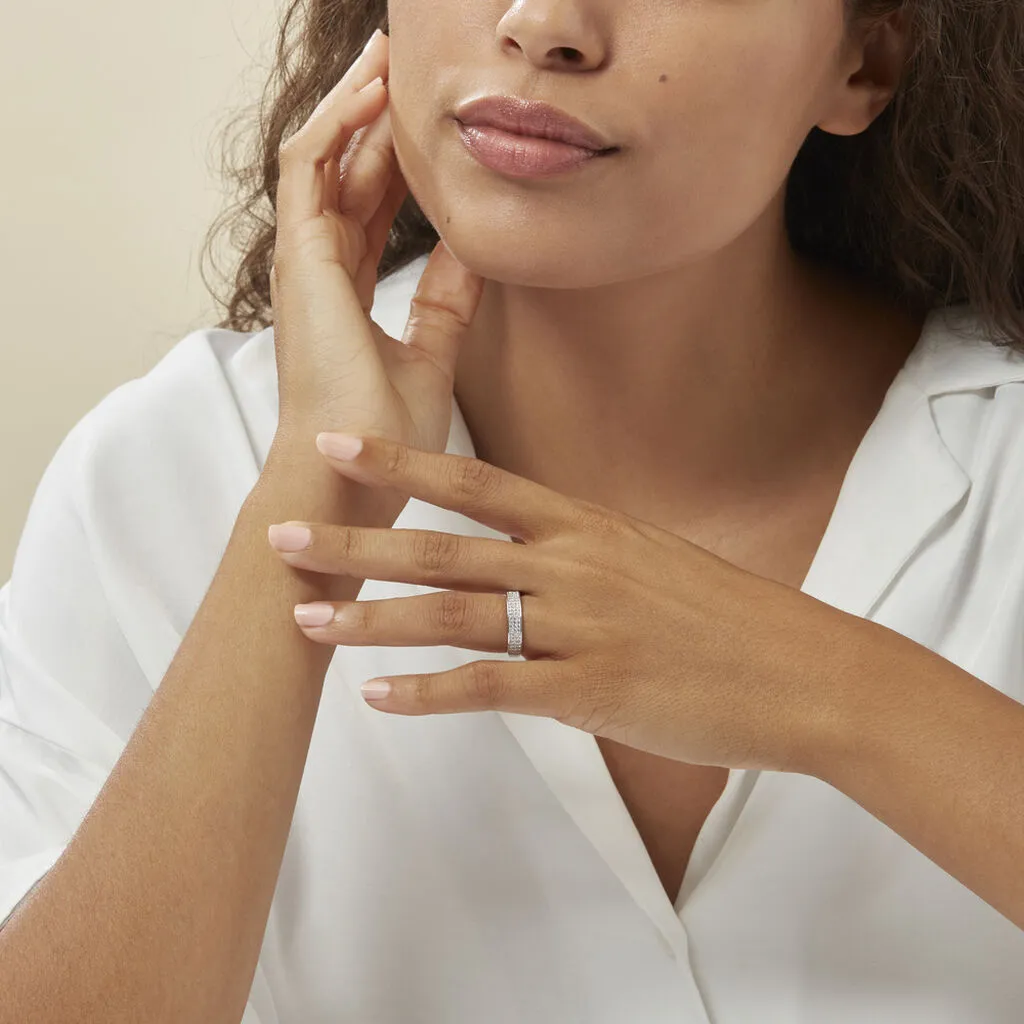 Histoire D'Or Bague Kaycee Argent Blanc Oxyde De Zirconium 7 Histoire D'Or Bague Kaycee Argent Blanc Oxyde De Zirconium – Image 5