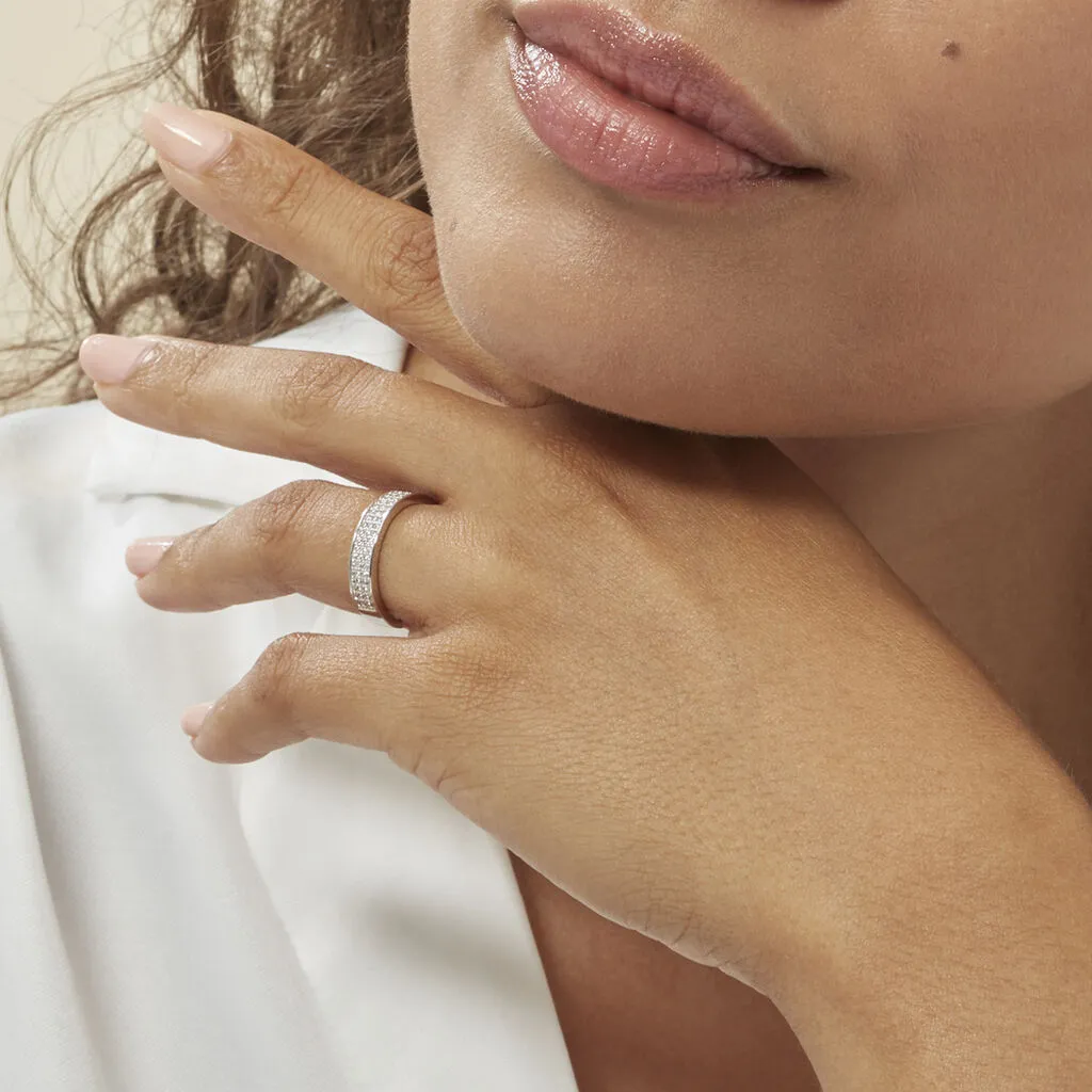 Histoire D'Or Bague Kaycee Argent Blanc Oxyde De Zirconium 8 Histoire D'Or Bague Kaycee Argent Blanc Oxyde De Zirconium – Image 6