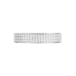 Histoire D'Or Bague Kaycee Argent Blanc Oxyde De Zirconium 9 Histoire D'Or Bague Kaycee Argent Blanc Oxyde De Zirconium -Boucles d'oreilles Bracelet Soldes FADFBZW13H view1