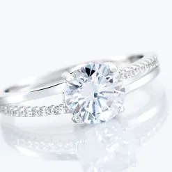 Histoire D'Or Bague Solitaire Poseidon Argent Blanc Oxyde De Zirconium -Boucles d'oreilles Bracelet Soldes FADFBZW16D view3