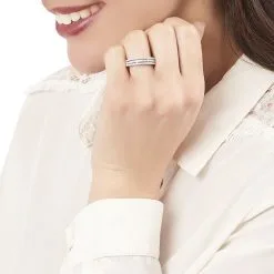 Histoire D'Or Bague Isora Argent Blanc Oxyde De Zirconium -Boucles d'oreilles Bracelet Soldes FADFBZW1F9 model0