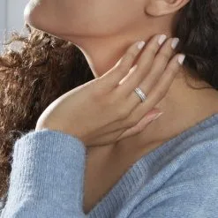 Histoire D'Or Bague Nataelle Argent Blanc Oxyde De Zirconium -Boucles d'oreilles Bracelet Soldes FADFBZW1FA model1