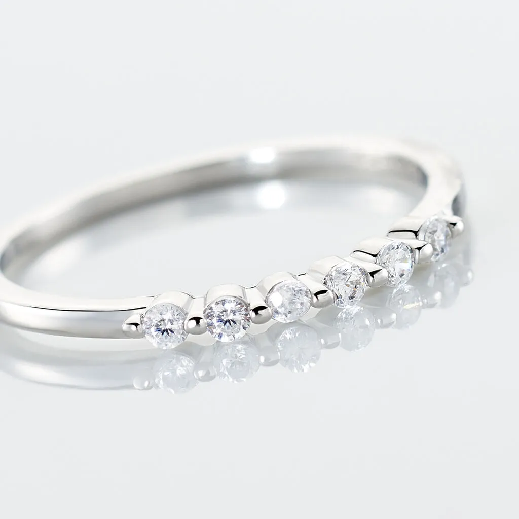 Histoire D'Or Bague Jaquelyn Argent Blanc Oxyde De Zirconium 6 Histoire D'Or Bague Jaquelyn Argent Blanc Oxyde De Zirconium – Image 4